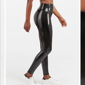 SPANX patent leather pants
